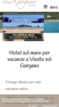 Mobile Screenshot of hotelgargano.it